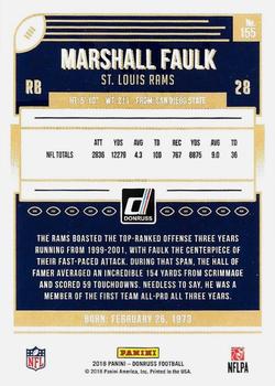 2018 Donruss - Press Proof Blue #155 Marshall Faulk Back
