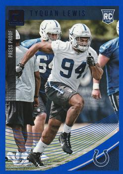 2018 Donruss - Press Proof Blue #378 Tyquan Lewis Front