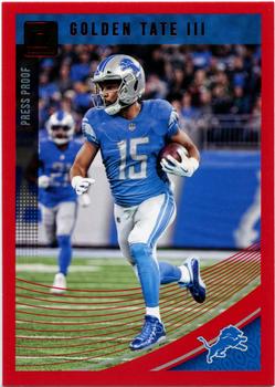 2018 Donruss - Press Proof Red #95 Golden Tate III Front