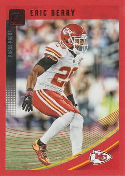 2018 Donruss - Press Proof Red #142 Eric Berry Front