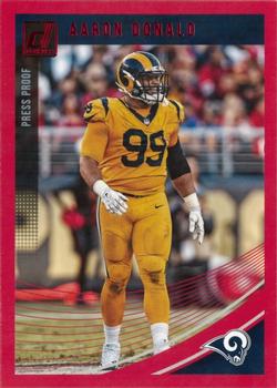 2018 Donruss - Press Proof Red #150 Aaron Donald Front