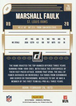 2018 Donruss - Press Proof Red #155 Marshall Faulk Back