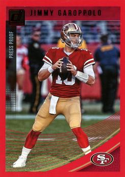 2018 Donruss - Press Proof Red #249 Jimmy Garoppolo Front