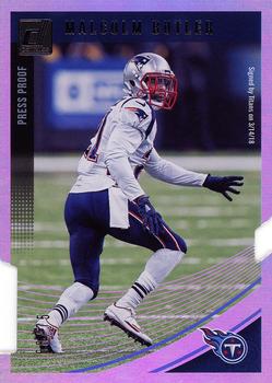 2018 Donruss - Press Proof Silver Die Cut #189 Malcolm Butler Front