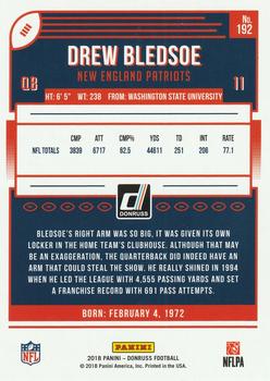 2018 Donruss - Season Stat Line #192 Drew Bledsoe Back