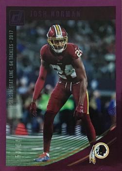 2018 Donruss - Season Stat Line #290 Josh Norman Front