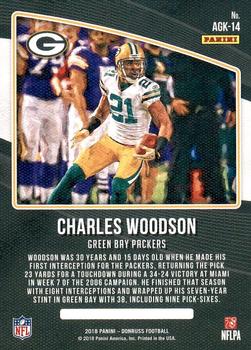 2018 Donruss - All-Time Gridiron Kings #AGK-14 Charles Woodson Back
