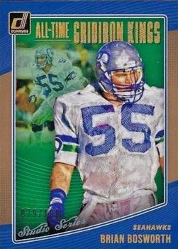 2018 Donruss - All-Time Gridiron Kings Studio Series #AGK-30 Brian Bosworth Front