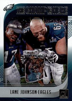 2018 Donruss - The Champ is Here #CHAMP-19 Lane Johnson Front