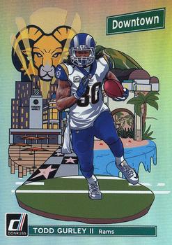2018 Donruss - Downtown #DT-8 Todd Gurley II Front