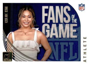 2018 Donruss - Fans of the Game #FG-CK Chloe Kim Front