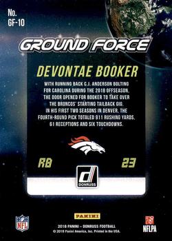 2018 Donruss - Ground Force #GF-10 Devontae Booker Back