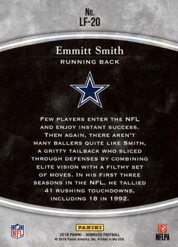 2018 Donruss - Legends of the Fall Red #LF-20 Emmitt Smith Back