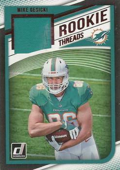 2018 Donruss - Rookie Threads Red #37 Mike Gesicki Front