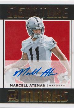 2018 Donruss - Signature Marks #SM-MA Marcell Ateman Front