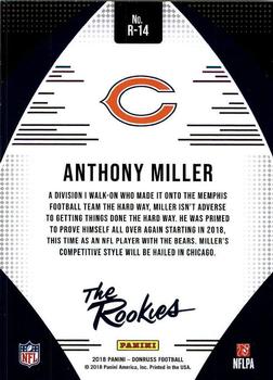 2018 Donruss - The Rookies #R-14 Anthony Miller Back