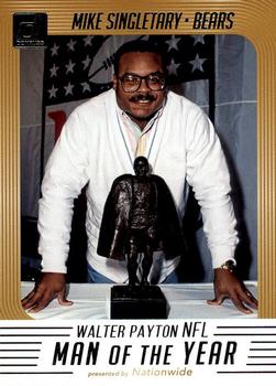 2018 Donruss - Walter Payton NFL Man of the Year #WP-17 Mike Singletary Front