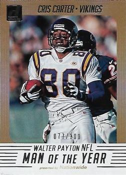 2018 Donruss - Walter Payton NFL Man of the Year Holo #WP-13 Cris Carter Front