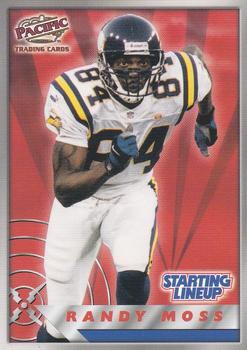 2000 Hasbro/Pacific Starting Lineup Cards Elite #5 Randy Moss Front