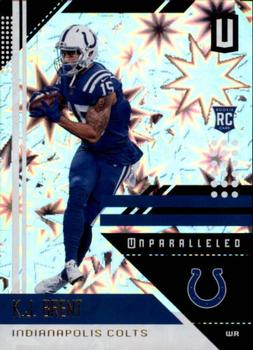 2018 Panini Unparalleled - Impact #87 K.J. Brent Front