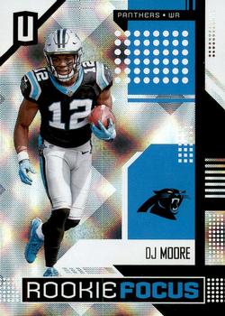 2018 Panini Unparalleled - Rookie Focus #RF-DM D.J. Moore Front
