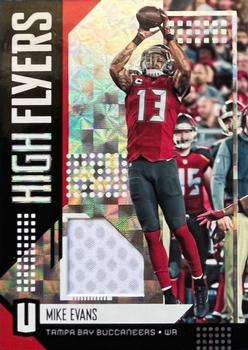 2018 Panini Unparalleled - High Flyers Memorabilia Prime Hyper #HF-ME Mike Evans Front