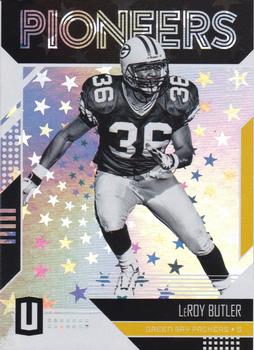 2018 Panini Unparalleled - Pioneers Astral #PN-LB LeRoy Butler Front