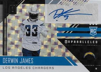 2018 Panini Unparalleled - Rookie Signatures Hyper #253 Derwin James Front