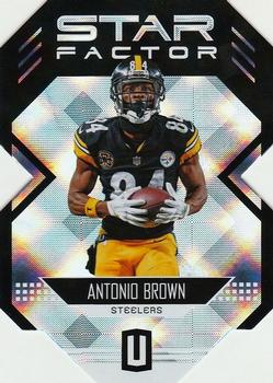 2018 Panini Unparalleled - Star Factor Die Cuts #SFD-AB Antonio Brown Front