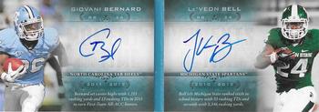 2013 Upper Deck Quantum - Moments in Time Book Card - Rookies #MTR-GL Le'Veon Bell / Giovani Bernard Front