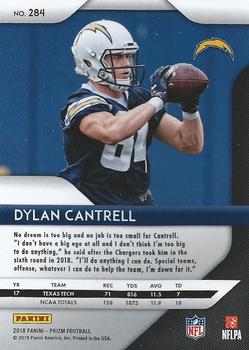 2018 Panini Prizm #284 Dylan Cantrell Back