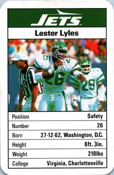 1987 Ace Fact Pack New York Jets #13 Lester Lyles Front