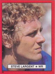 1981 Topps Red Border Stickers #26 Steve Largent Front