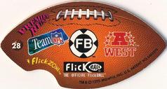 1995 FlickBall NFL Helmets #28 Kansas City Chiefs Back