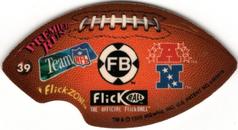 1995 FlickBall NFL Helmets #39 Super Bowl IX Back