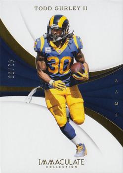 2018 Panini Immaculate Collection #82 Todd Gurley II Front