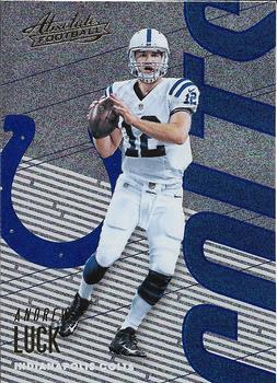 2018 Panini Absolute - Spectrum Blue #43 Andrew Luck Front