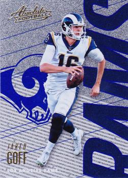 2018 Panini Absolute - Spectrum Blue #52 Jared Goff Front