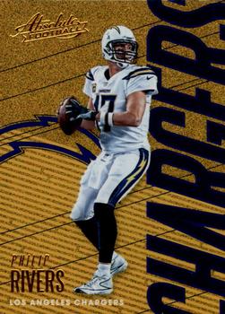2018 Panini Absolute - Spectrum Blue #55 Philip Rivers Front