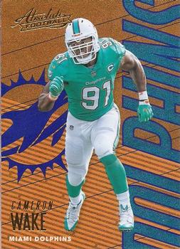 2018 Panini Absolute - Spectrum Blue #59 Cameron Wake Front