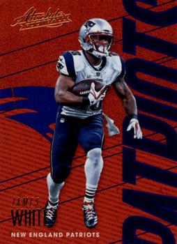 2018 Panini Absolute - Spectrum Blue #67 James White Front