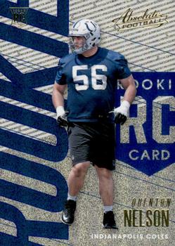 2018 Panini Absolute - Spectrum Blue #147 Quenton Nelson Front