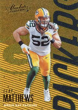 2018 Panini Absolute - Spectrum Gold #37 Clay Matthews Front
