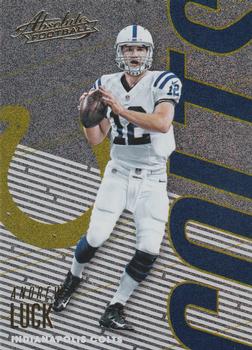 2018 Panini Absolute - Spectrum Gold #43 Andrew Luck Front