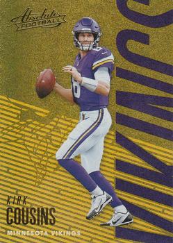 2018 Panini Absolute - Spectrum Gold #61 Kirk Cousins Front