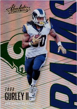 2018 Panini Absolute - Spectrum Green #53 Todd Gurley II Front