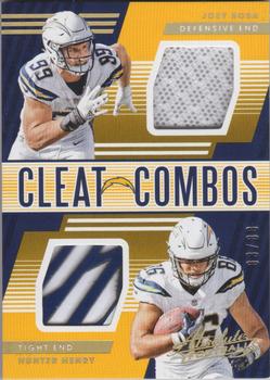 2018 Panini Absolute - Cleat Combos #CC-JB Joey Bosa / Hunter Henry Front