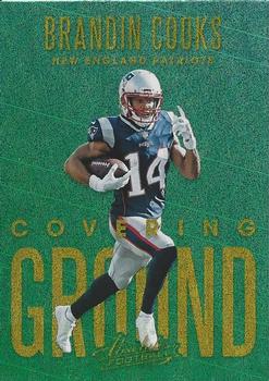 2018 Panini Absolute - Covering Ground Spectrum Gold #CG-BC Brandin Cooks Front