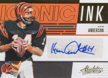 2018 Panini Absolute - Iconic Ink #II-KA Ken Anderson Front