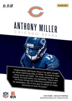2018 Panini Absolute - Introductions #IN-AM Anthony Miller Back